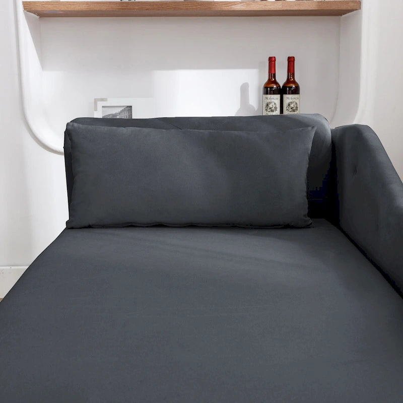 Black 58.26 Velvet Upholstered Button Tufted Chaise Lounge Chair with Storage-5