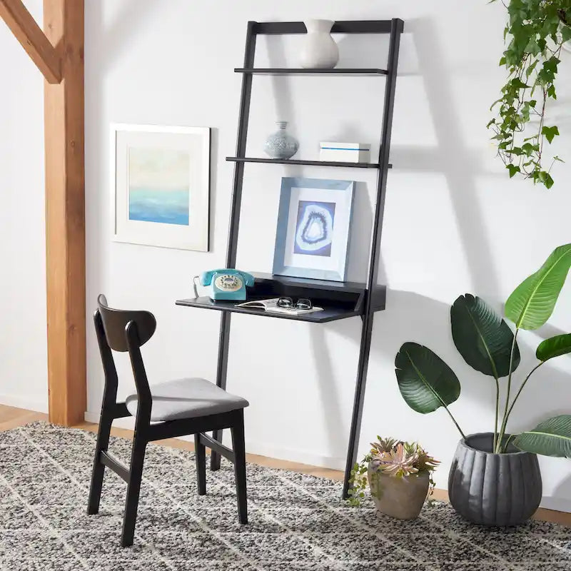 SAFAVIEH Leoma 2-Shelf Leaning Desk-4