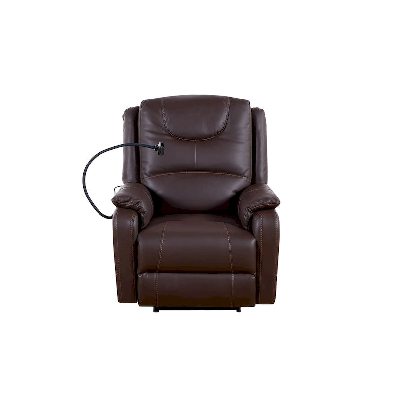 Christopher Knight Home Power Recliner Chair with Massage and USB Charge Ports-13