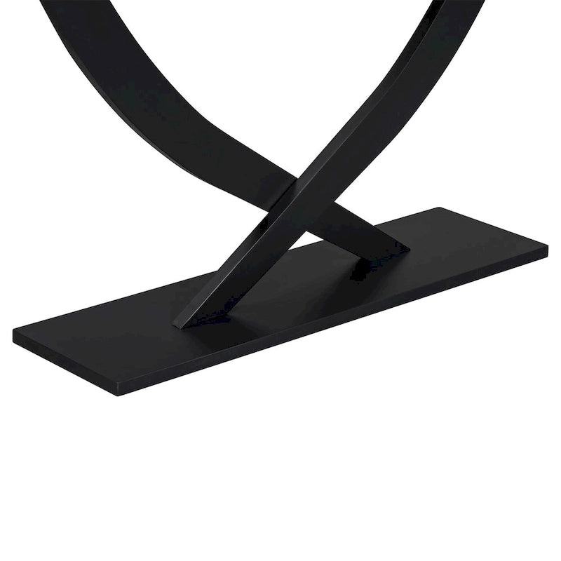 Christopher Knight Home - Mirod Modern Rustic Console Table with Cross-Leg Design for Living Room and Bedroom-10