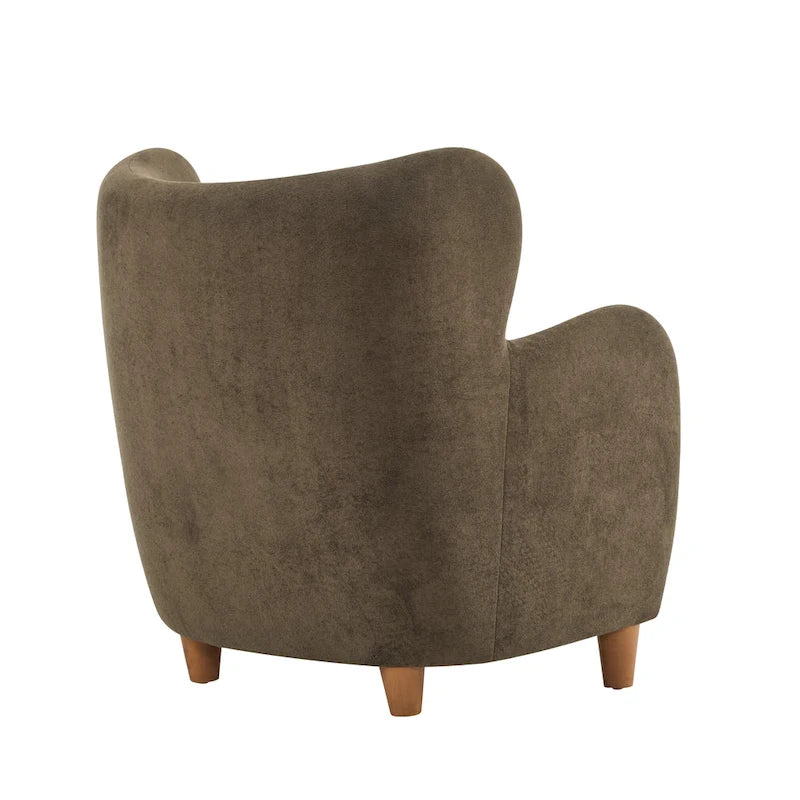 Bacho Fabric Wingback Accent Chair by Christopher Knight Home-21