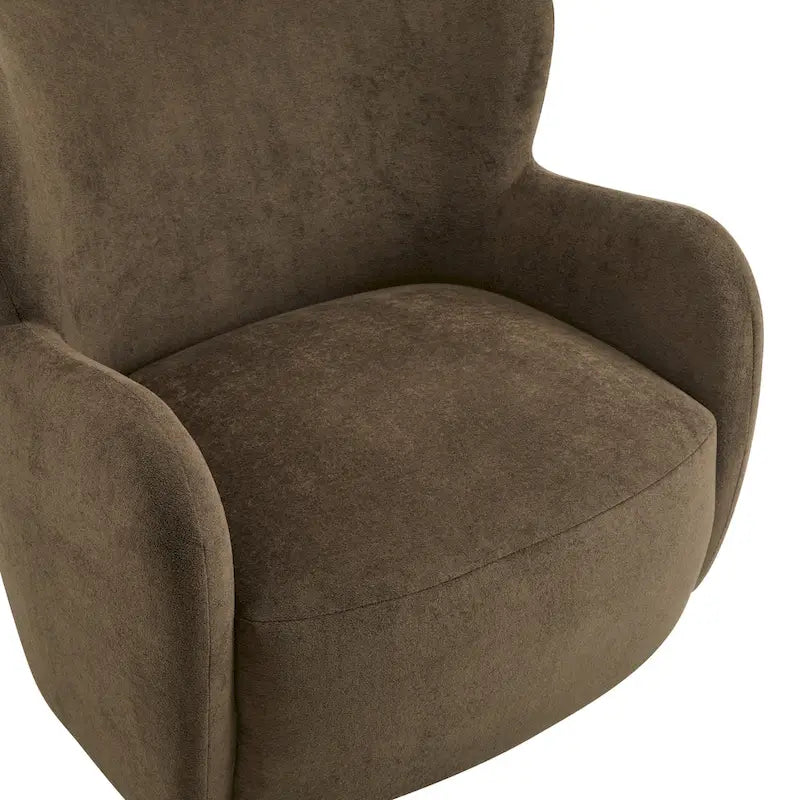 Bacho Fabric Wingback Accent Chair by Christopher Knight Home-26