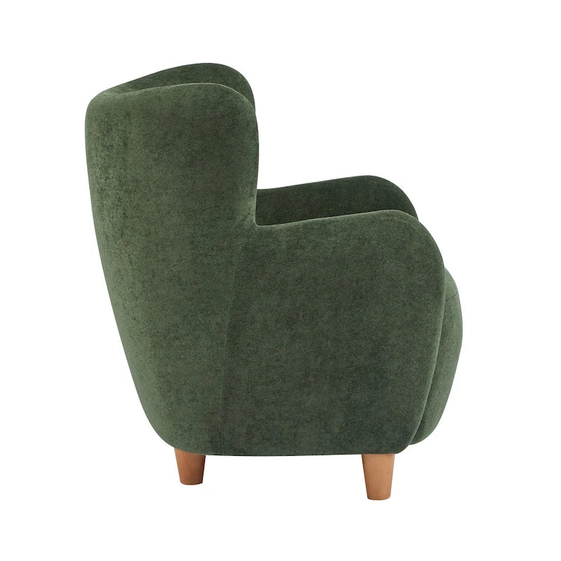 Bacho Fabric Wingback Accent Chair by Christopher Knight Home-31
