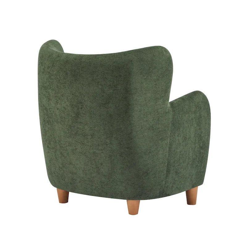 Bacho Fabric Wingback Accent Chair by Christopher Knight Home-32
