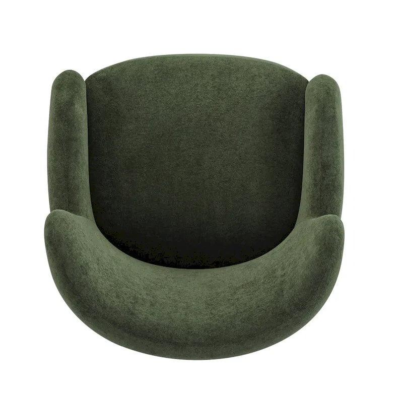 Bacho Fabric Wingback Accent Chair by Christopher Knight Home-34