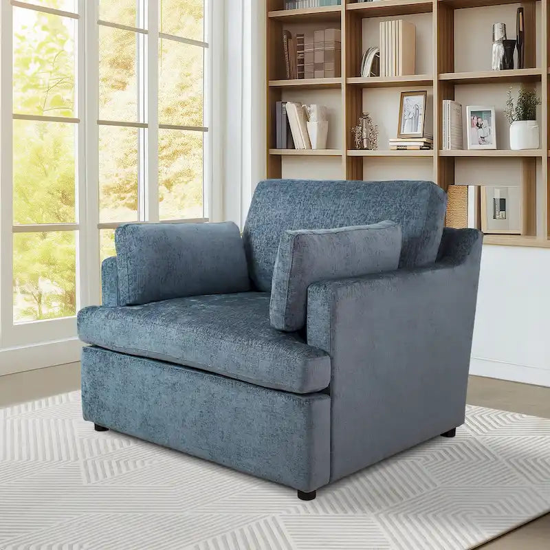 Naro Modern Fabric Accent Chair with Removable Cushion by Christopher Knight Home-37
