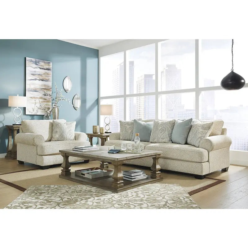 Signature Design by Ashley Monaghan Beige Sofa - 98 W x 45 D x 39 H-7