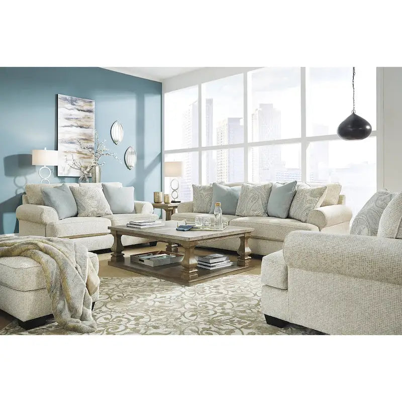 Signature Design by Ashley Monaghan Beige Sofa - 98 W x 45 D x 39 H-9