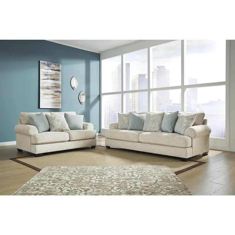 Signature Design by Ashley Monaghan Beige Sofa - 98 W x 45 D x 39 H-10