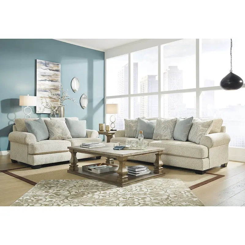 Signature Design by Ashley Monaghan Beige Sofa - 98 W x 45 D x 39 H-11