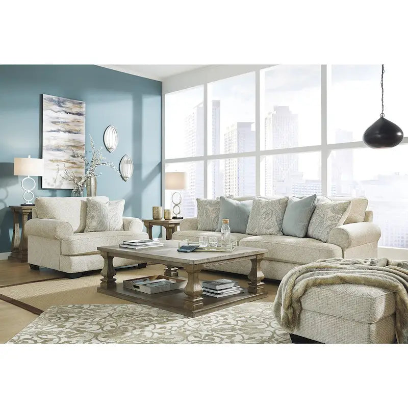 Signature Design by Ashley Monaghan Beige Sofa - 98 W x 45 D x 39 H-12
