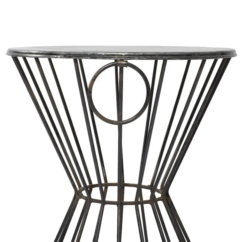 Metal Accent Table - Gray - Roche River Decor-7