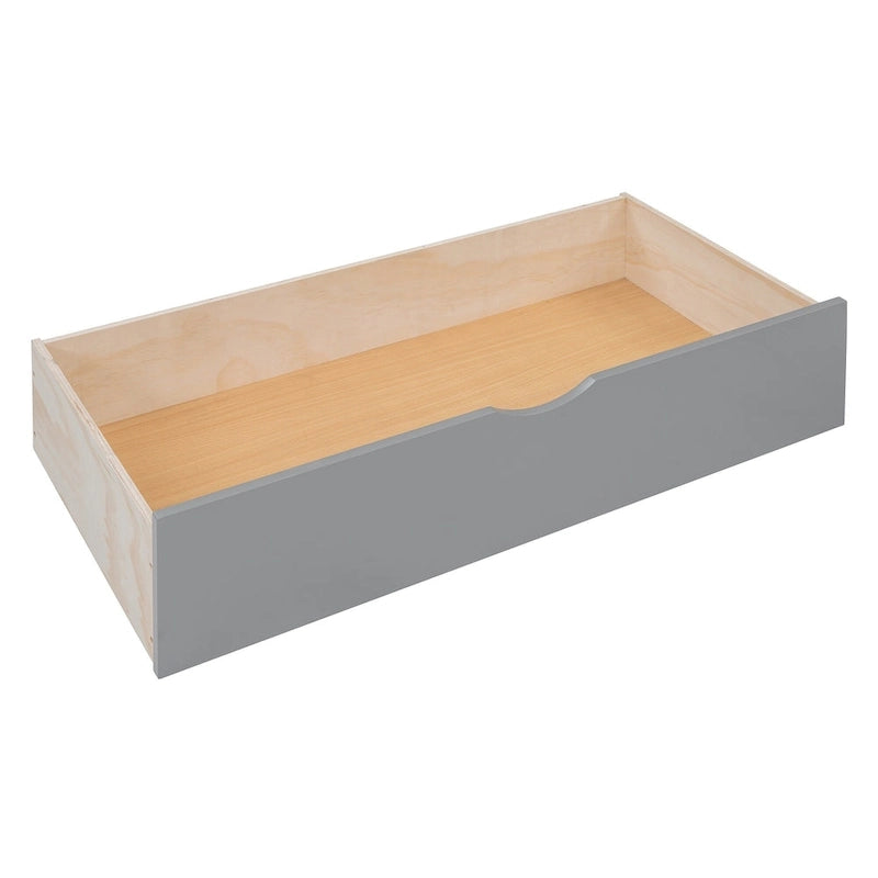 Twin Daybed with Storage Drawers, Cabinet, and Shelf, Sturdy Wood Construction-26