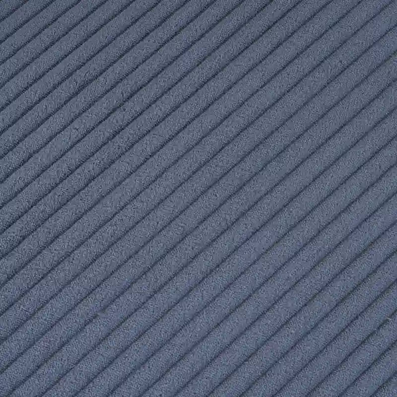 Modular Sofa Couch, Upholstered Corduroy L-Shape Sectional Sofa with Side Storage Pockets and Movable Ottoman-22