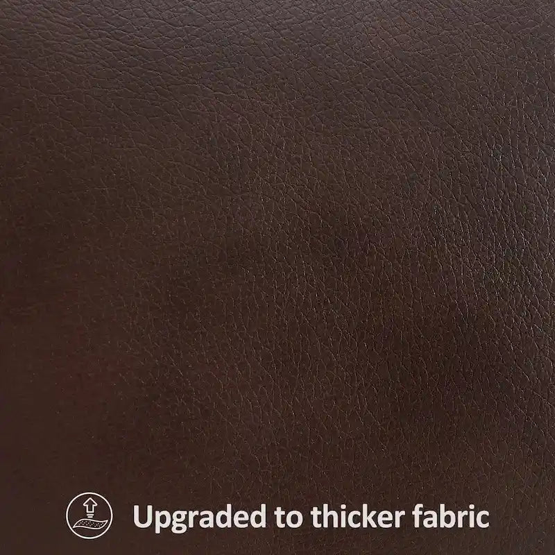 MCombo Large Power Lift Recliner Leather Chair with Massage, Heat, Cup Holders,Extended Footrest, Leather 7516-29