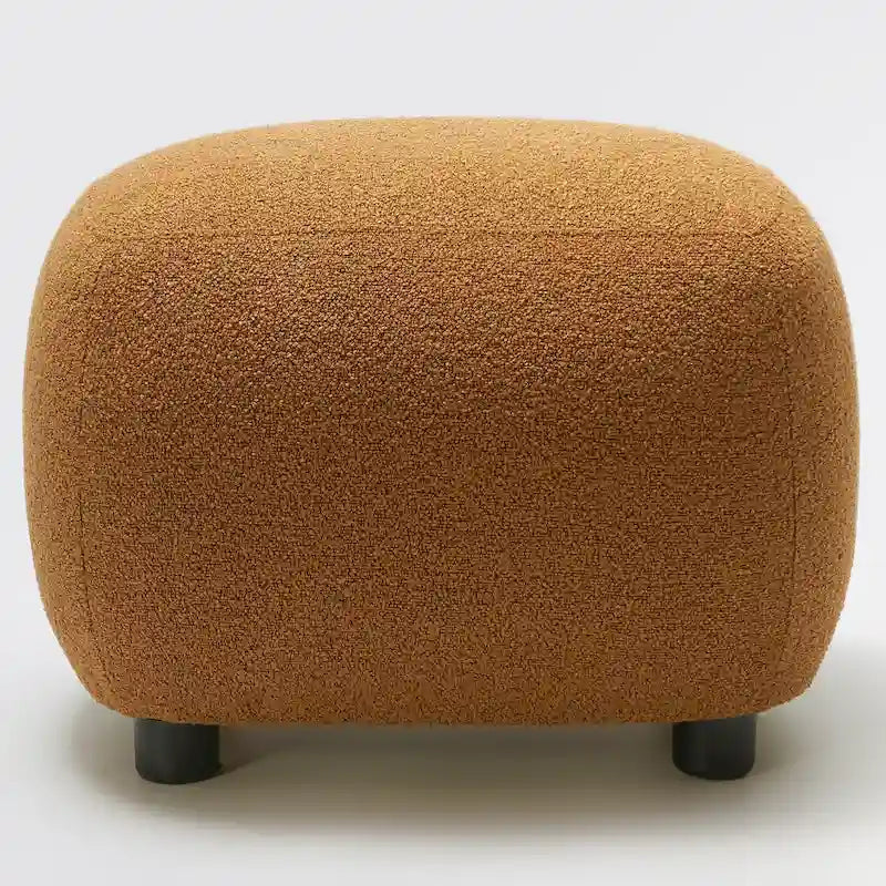 KINWELL 23 Wide Boucle Upholstered Footstool Ottoman Sofa Chair Footrest-32