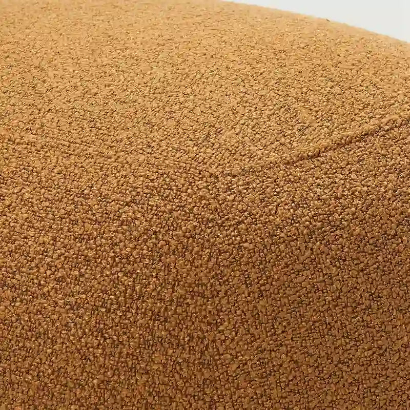 KINWELL 23 Wide Boucle Upholstered Footstool Ottoman Sofa Chair Footrest-33