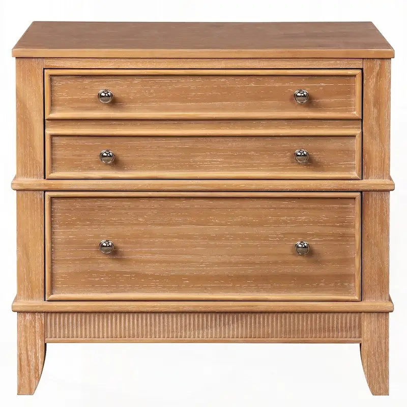 3-Drawer Hazel 3-Drawer Side Table for Living Room-3