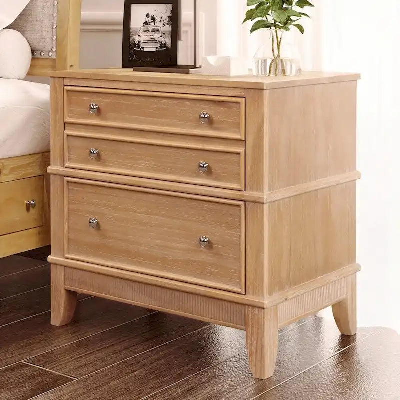 3-Drawer Hazel 3-Drawer Side Table for Living Room-6