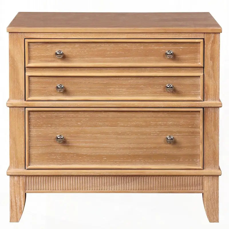 3-Drawer Hazel 3-Drawer Side Table for Living Room-10