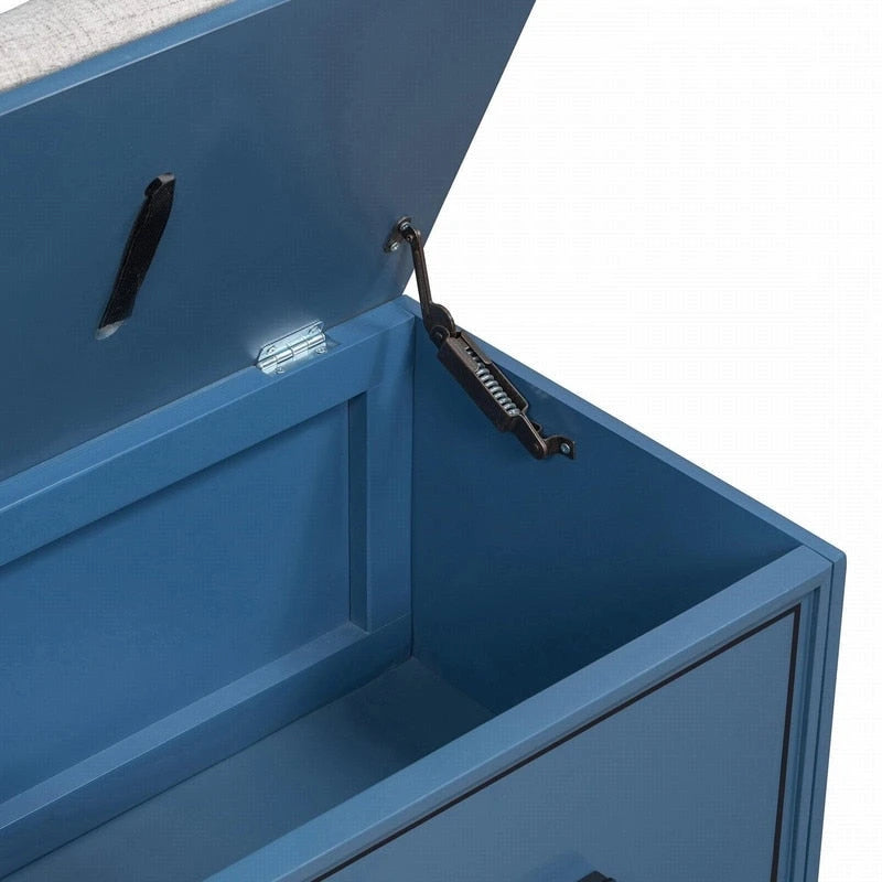 Shoe Bench with Removable Cushion and Hidden Storage for Entryway and Living Room Organization-35