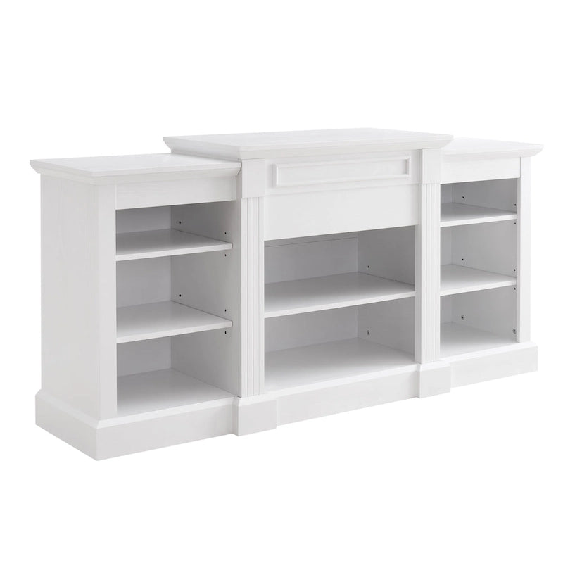 65.75 TV Stand with Large Storage Cabinet and Adjustable Shelves for TVs Up to 65-13