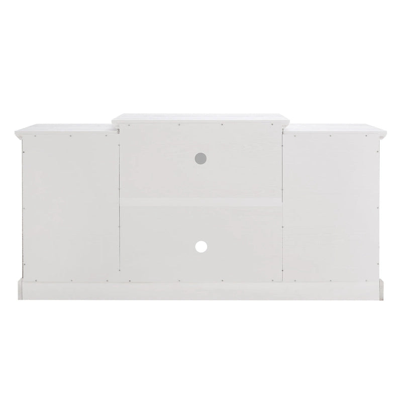 65.75 TV Stand with Large Storage Cabinet and Adjustable Shelves for TVs Up to 65-14