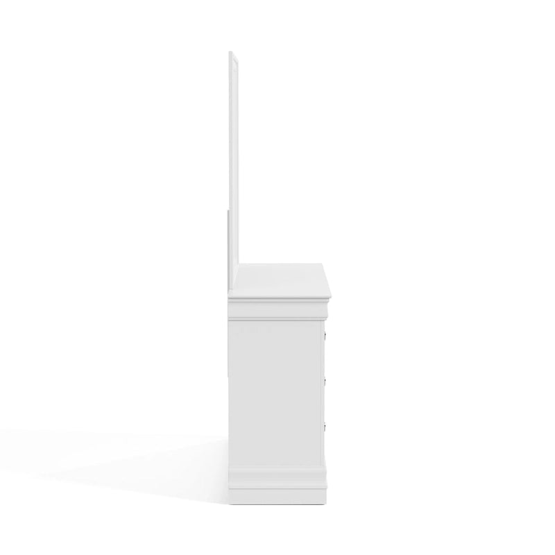 Furniture of America Devi Traditional Solid Wood 2-piece Dresser and Mirror Set-17