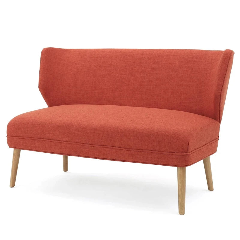 Desdemona Mid-Century Fabric Loveseat by Christopher Knight Home-23