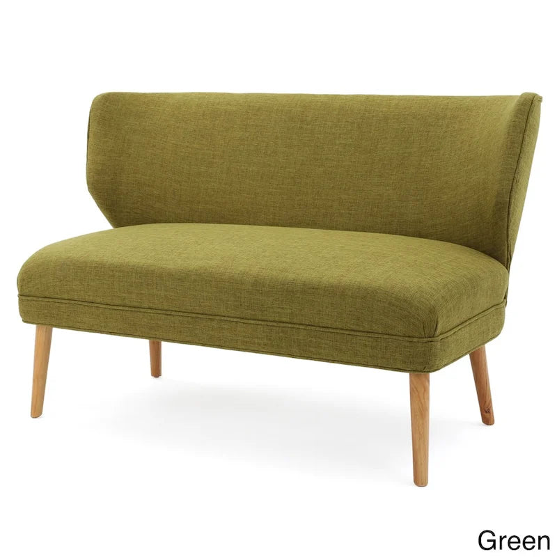 Desdemona Mid-Century Fabric Loveseat by Christopher Knight Home-6