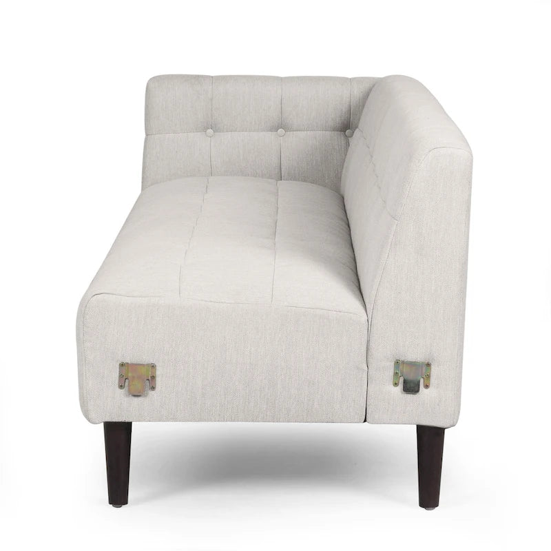 Clermont Mid-century Tufted Sectional Sofa by Christopher Knight Home - 114.00 L x 114.00 W x 30.75 H-13