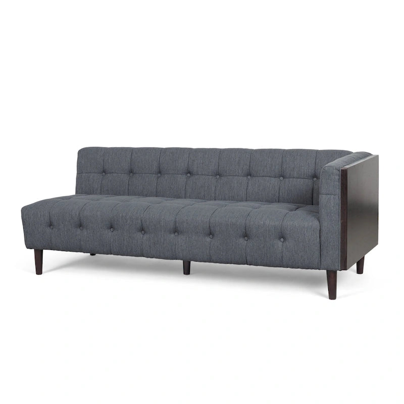 Clermont Mid-century Tufted Sectional Sofa by Christopher Knight Home - 114.00 L x 114.00 W x 30.75 H-18