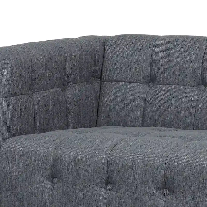 Clermont Mid-century Tufted Sectional Sofa by Christopher Knight Home - 114.00 L x 114.00 W x 30.75 H-19