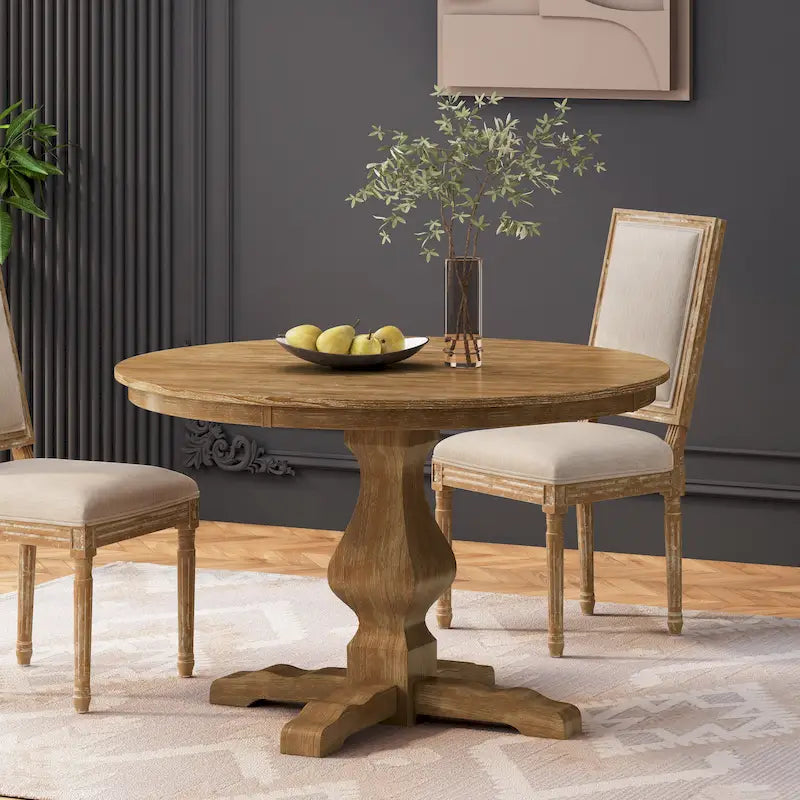 Alamosa Circular Dining Table by Christopher Knight Home-15
