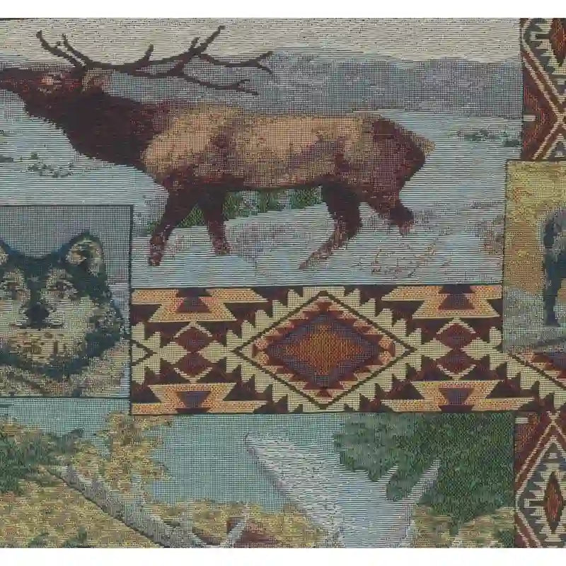 Bali 18-inch Footstool with Tapestry Cushion-27