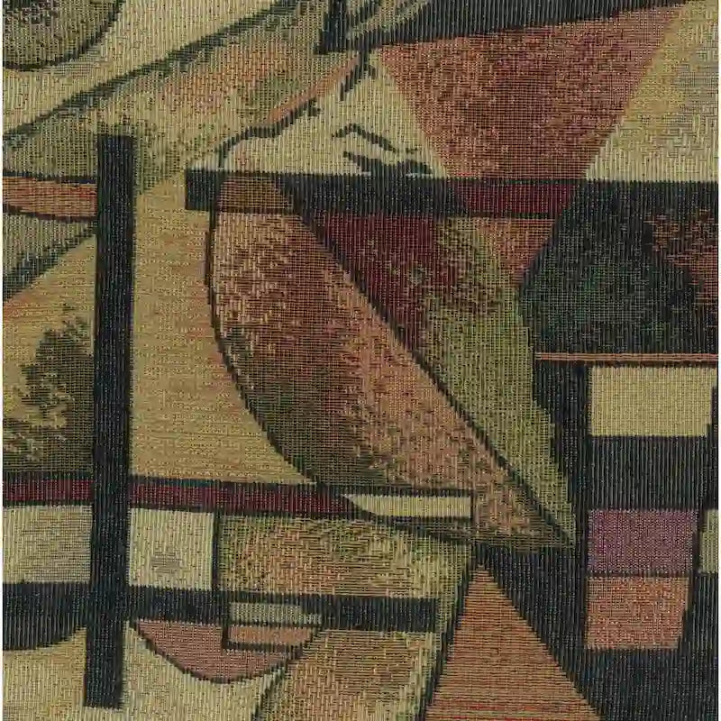 Bali 18-inch Footstool with Tapestry Cushion-32