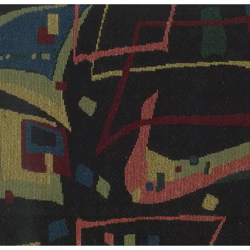 Bali 18-inch Footstool with Tapestry Cushion-34