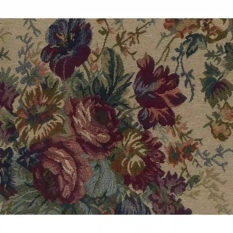 Bali 18-inch Footstool with Tapestry Cushion-11