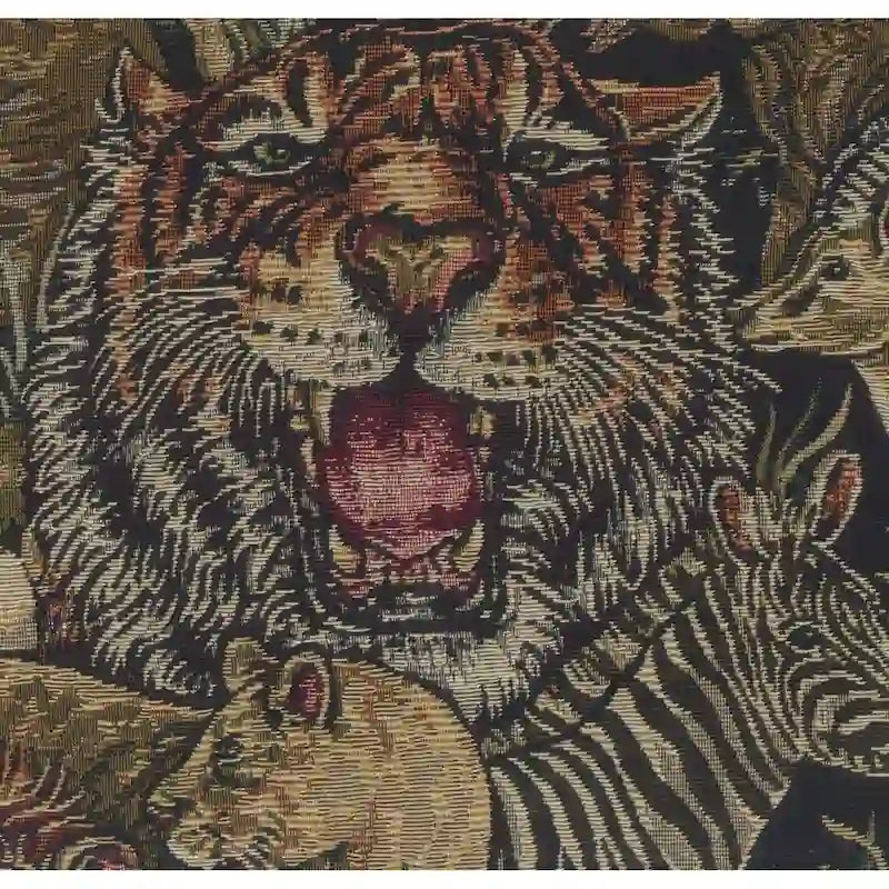 Bali 18-inch Footstool with Tapestry Cushion-21