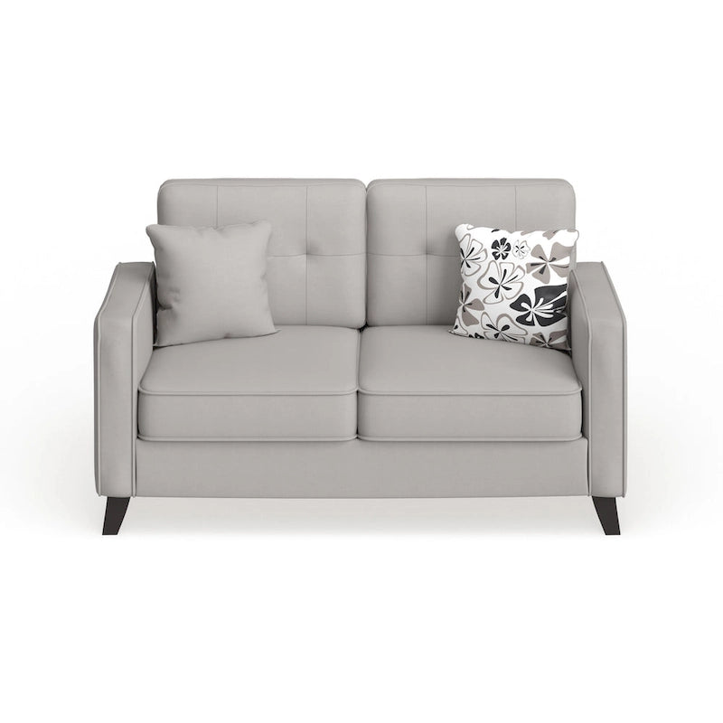 Mid-century Fabric Loveseat-8