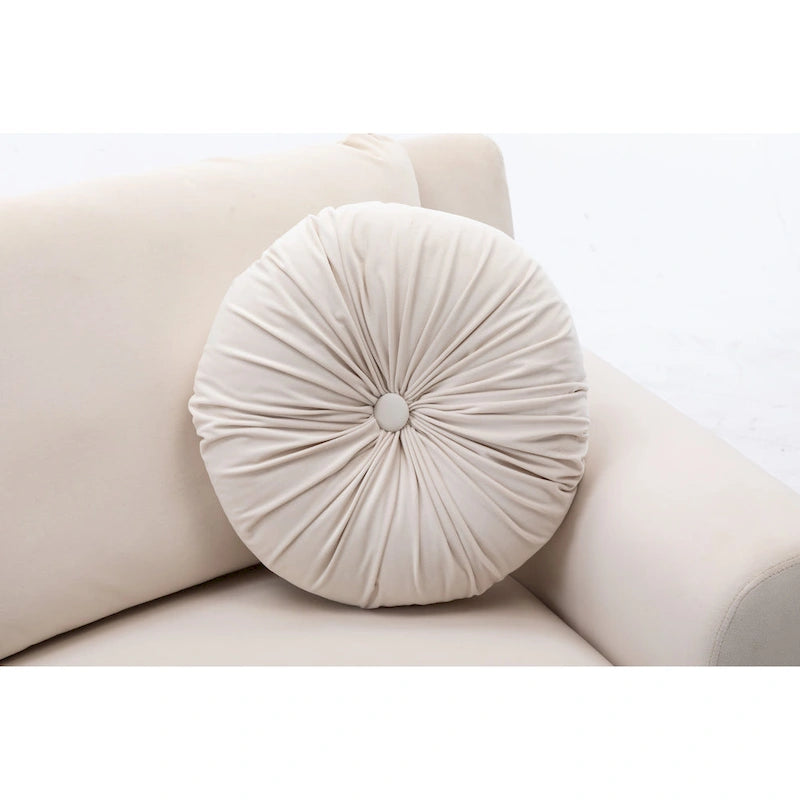 136 Velvet Semicircle couch Modular Curve Sectional Sofa-35