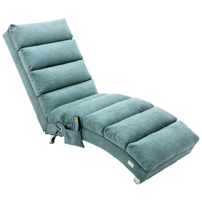Modern Tufted Oversized Chaise Lounge Massage Chair For Living Room, Bedroom-13