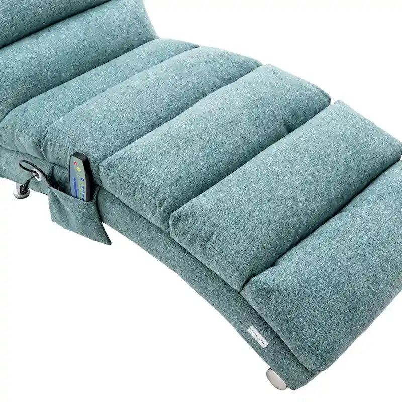 Modern Tufted Oversized Chaise Lounge Massage Chair For Living Room, Bedroom-15
