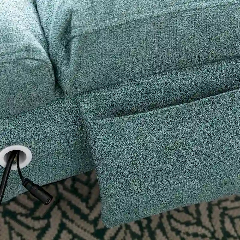 Modern Tufted Oversized Chaise Lounge Massage Chair For Living Room, Bedroom-16