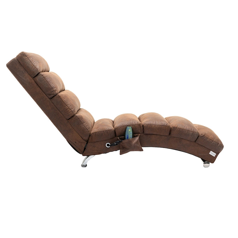 Modern Tufted Oversized Chaise Lounge Massage Chair For Living Room, Bedroom-28