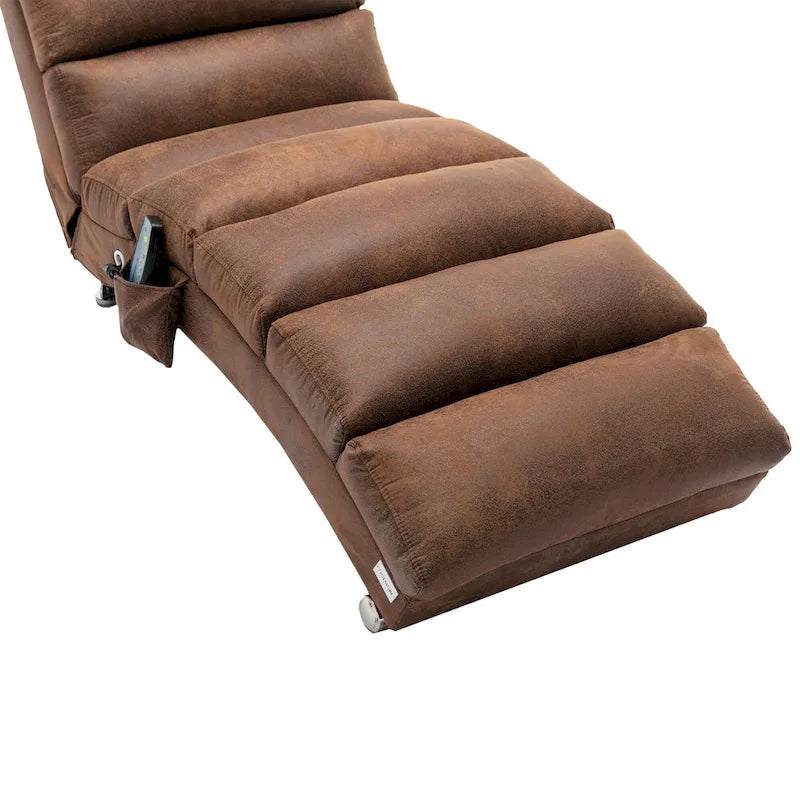 Modern Tufted Oversized Chaise Lounge Massage Chair For Living Room, Bedroom-30