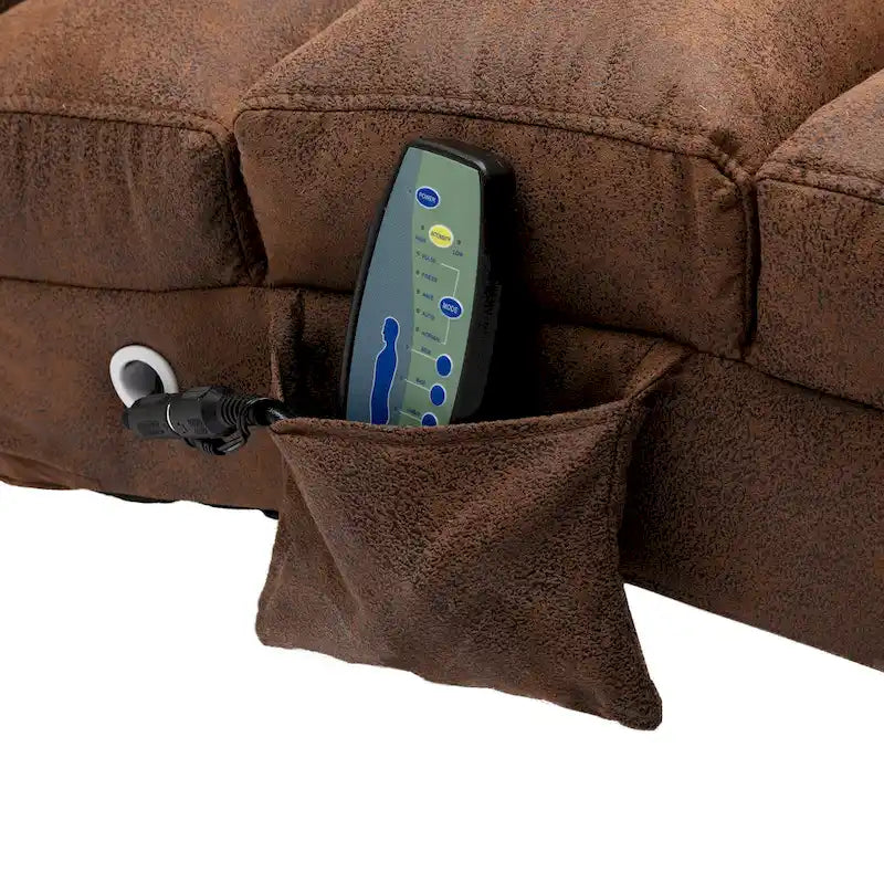 Modern Tufted Oversized Chaise Lounge Massage Chair For Living Room, Bedroom-31