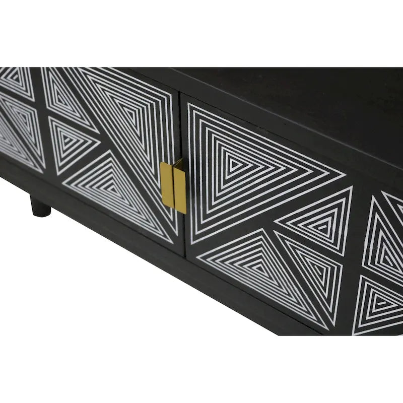 Bidi Mid-Century Modern 56-inch Wood 2-Open Shelf TV Stand by Furniture of America-13