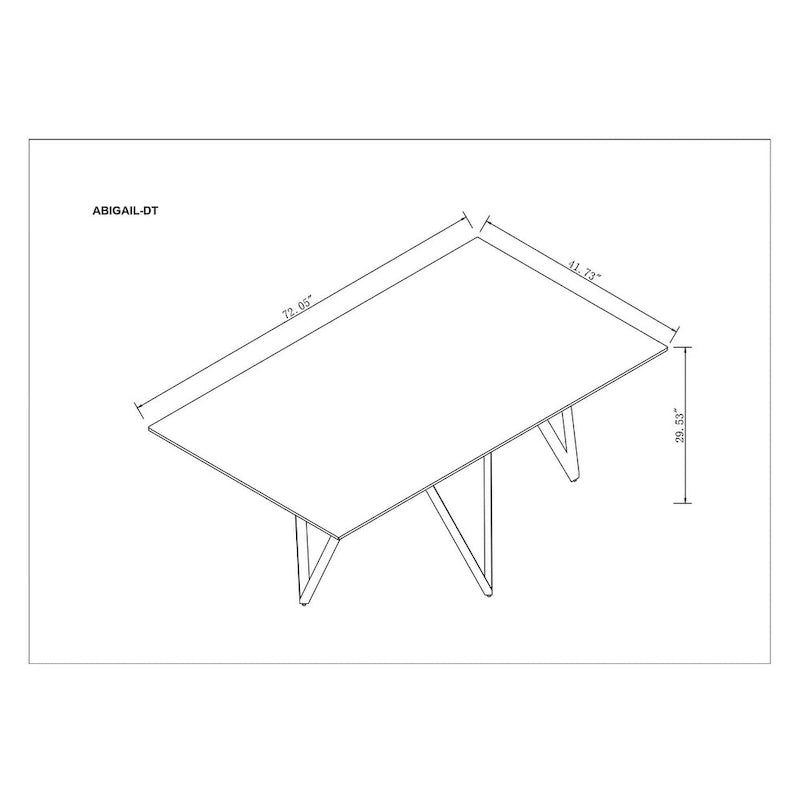 Somette Alyssa Starphire White 5-Piece Dining Set-8