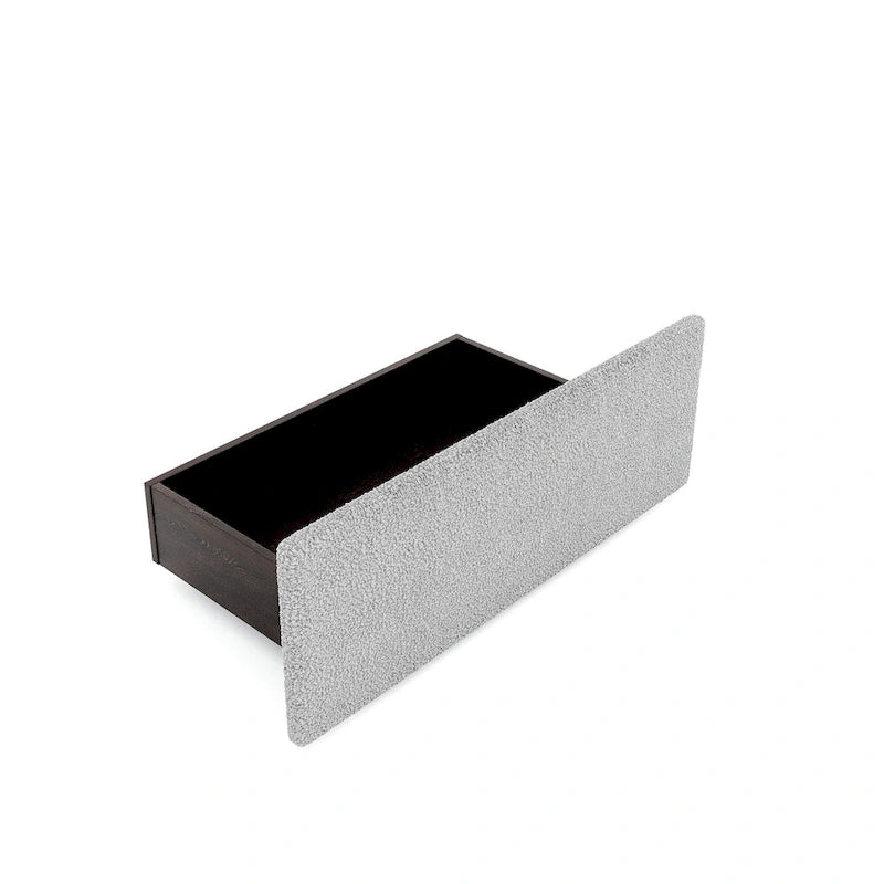 Upholstered Platform Bed with 4 Drawers and Golden Edge-37